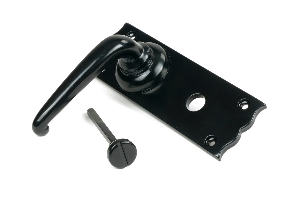 From The Anvil - Black Oak Lever Bathroom Set | Sku. 46569 | Trade Door Handles.