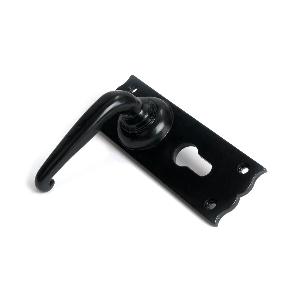 From The Anvil - Black Oak Lever Euro Lock Set | Sku. 46570 | Trade Door Handles.
