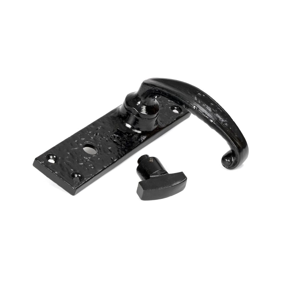 From The Anvil - Black Lever Bathroom Set | Sku. 46572 | Trade Door Handles.