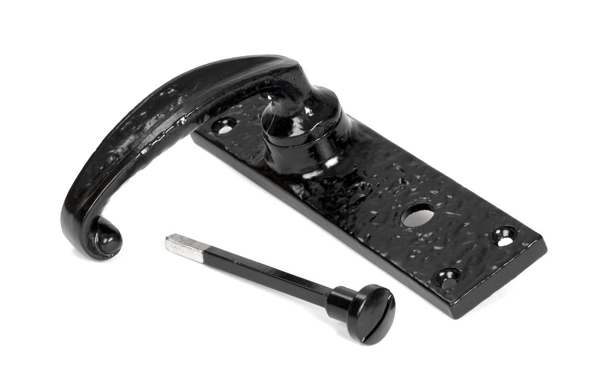 From The Anvil - Black Lever Bathroom Set | Sku. 46572 | Trade Door Handles.