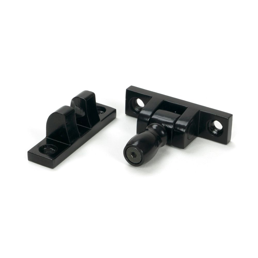 From The Anvil - Black Mushroom Brighton Fastener - Narrow (Square) | Sku. 46599 | Trade Door Handles.