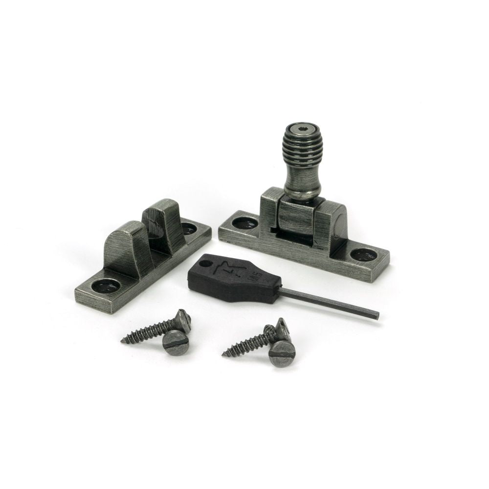 From The Anvil - Pewter Beehive Brighton Fastener - Narrow (Square) | Sku. 46611 | Trade Door Handles.
