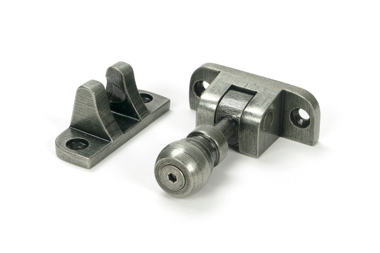 From The Anvil - Pewter Mushroom Brighton Fastener (Radiused) | Sku. 46616 | Trade Door Handles.