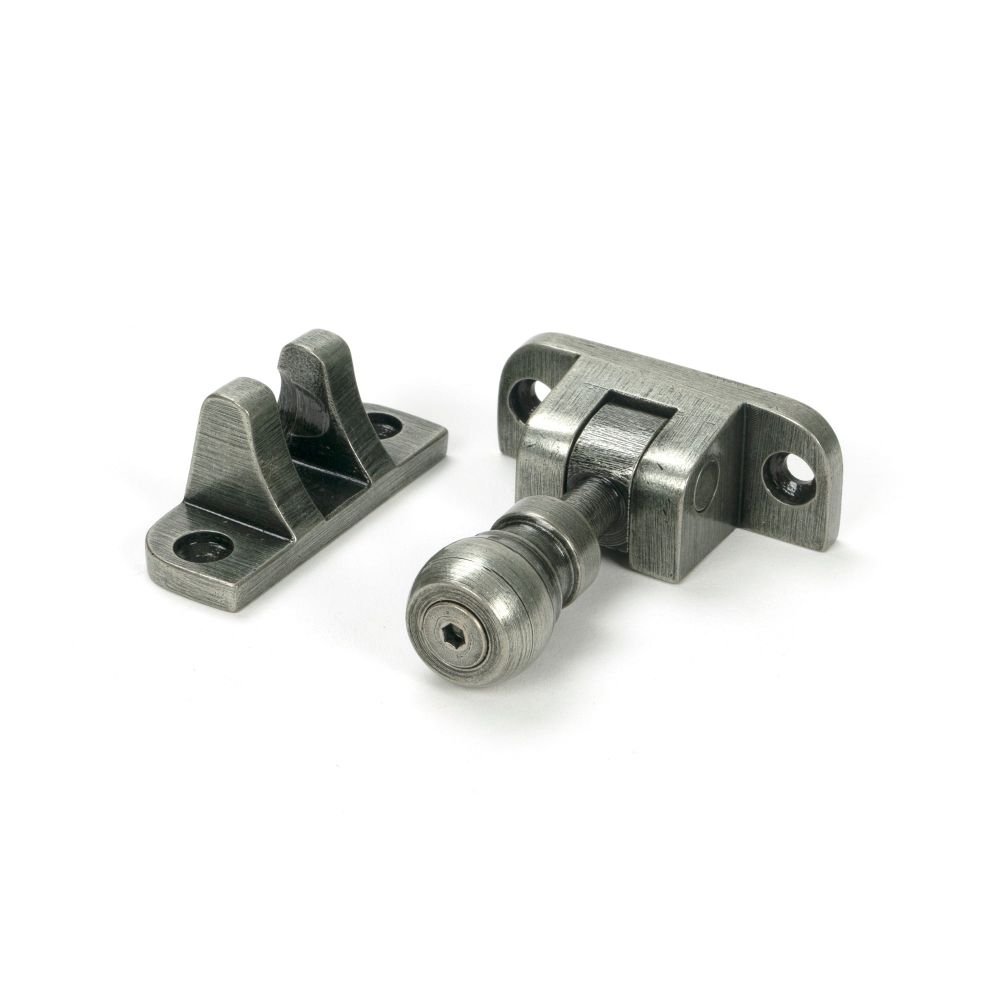 From The Anvil - Pewter Mushroom Brighton Fastener (Radiused) | Sku. 46616 | Trade Door Handles.