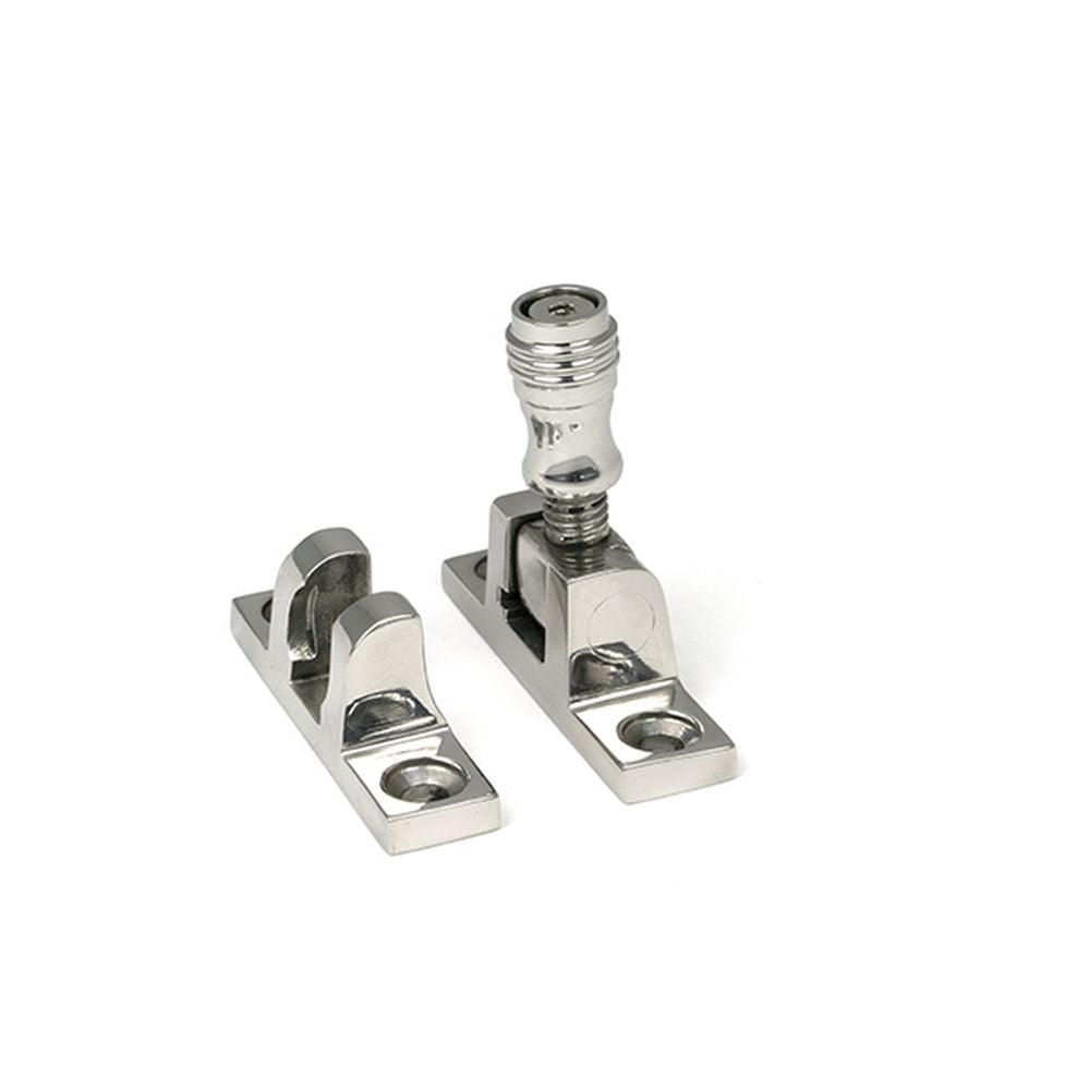 High quality images of the From The Anvil - Polished Marine SS (316) Prestbury Brighton Fastener - Narrow (Square) | Sku. Anvil-46623 | available to order from Trade Door Handles, quick delivery at discounted prices.