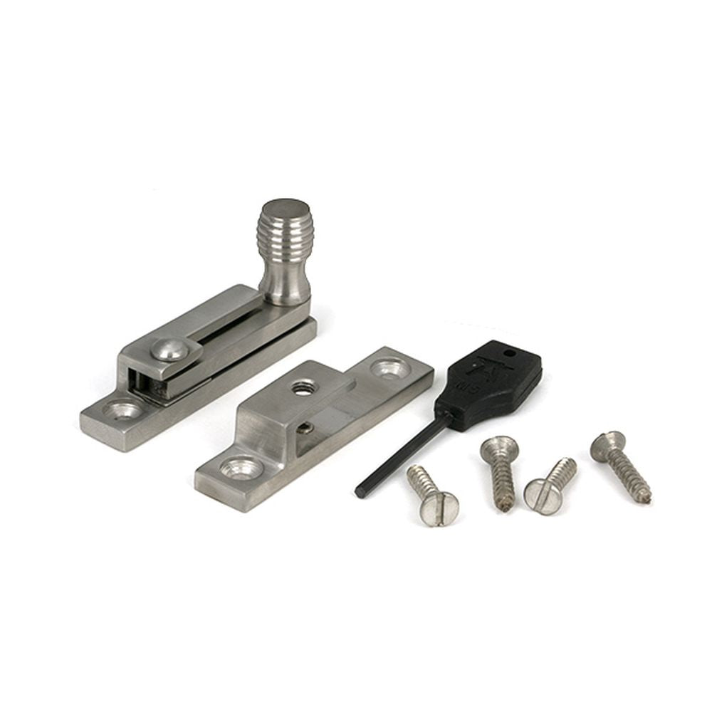 High quality images of the From The Anvil - Satin Marine SS (316) Beehive Quadrant Fastener - Narrow | Sku. Anvil-46633 | available to order from Trade Door Handles, quick delivery at discounted prices.