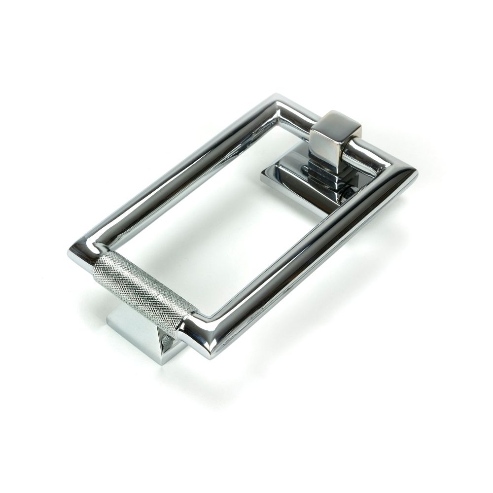From The Anvil - Polished Chrome Brompton Door Knocker | Sku. 46645 | Trade Door Handles.