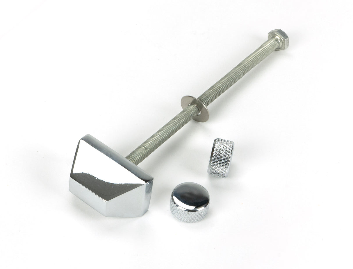 From The Anvil - Polished Chrome Brompton Door Knocker | Sku. 46645 | Trade Door Handles.