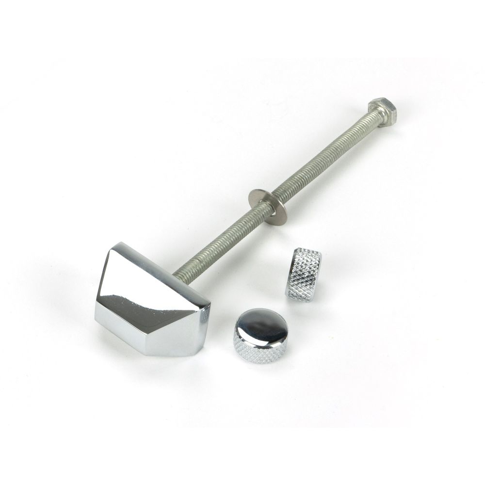 From The Anvil - Polished Chrome Brompton Door Knocker | Sku. 46645 | Trade Door Handles.