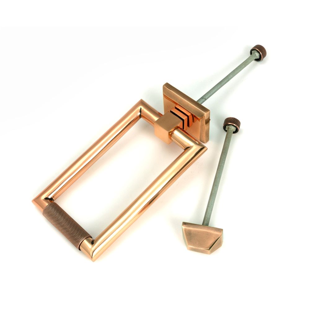 From The Anvil - Polished Bronze Brompton Door Knocker | Sku. 46648 | Trade Door Handles.