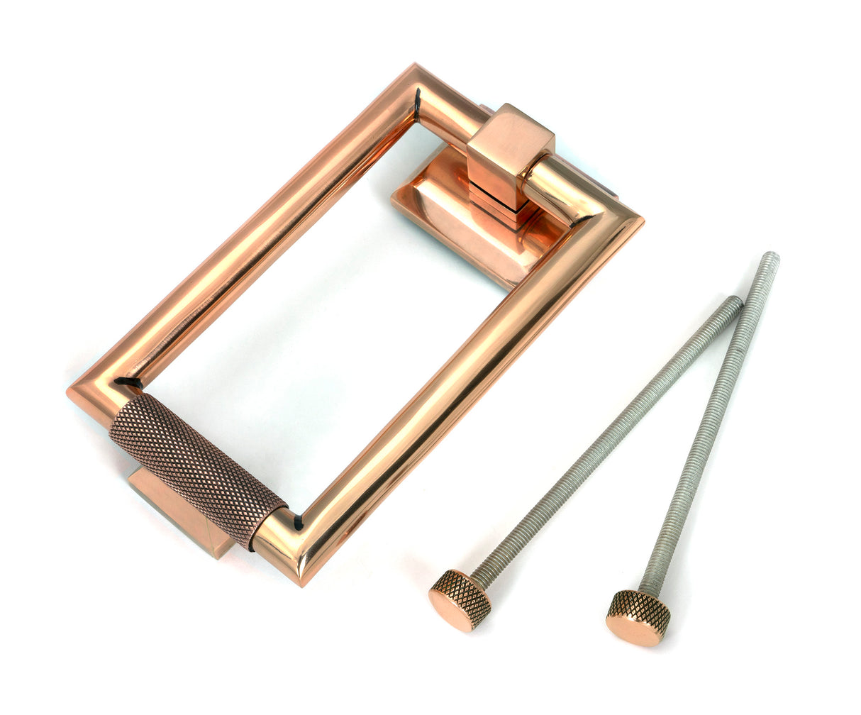 From The Anvil - Polished Bronze Brompton Door Knocker | Sku. 46648 | Trade Door Handles.