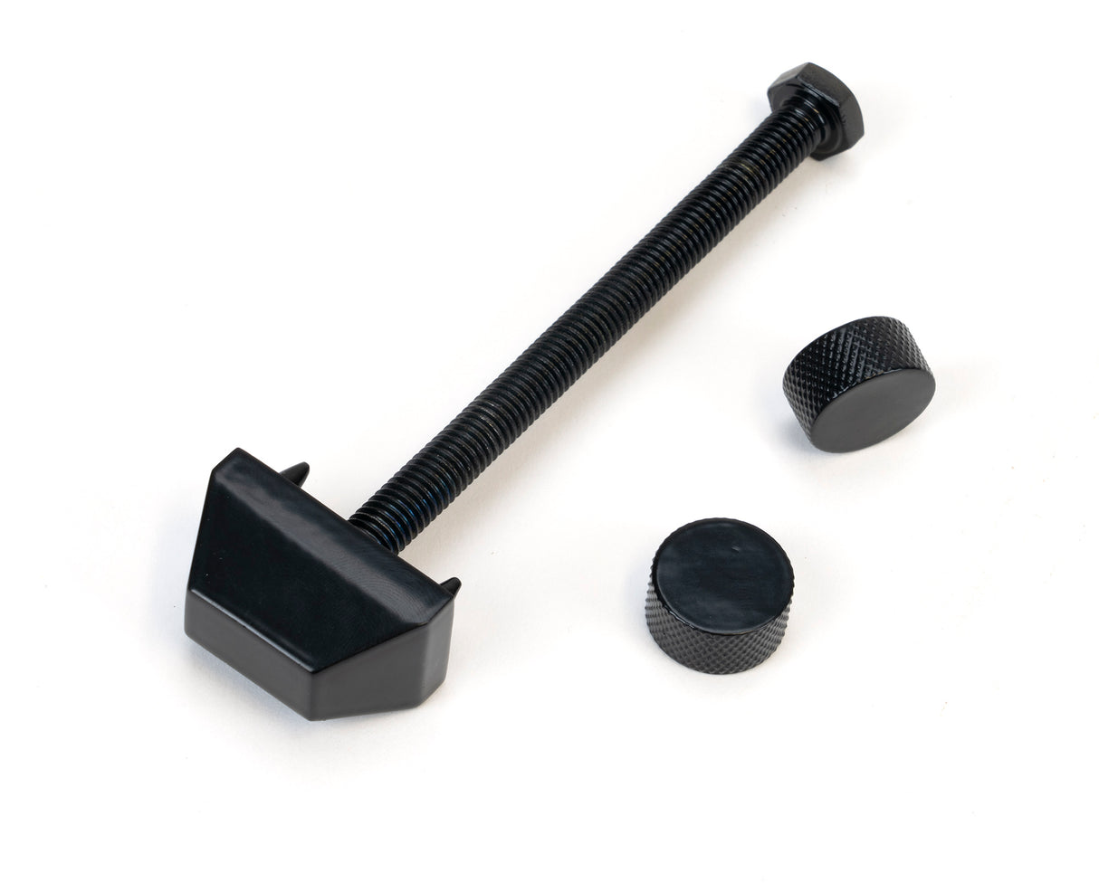 From The Anvil - Black Brompton Door Knocker | Sku. 46649 | Trade Door Handles.