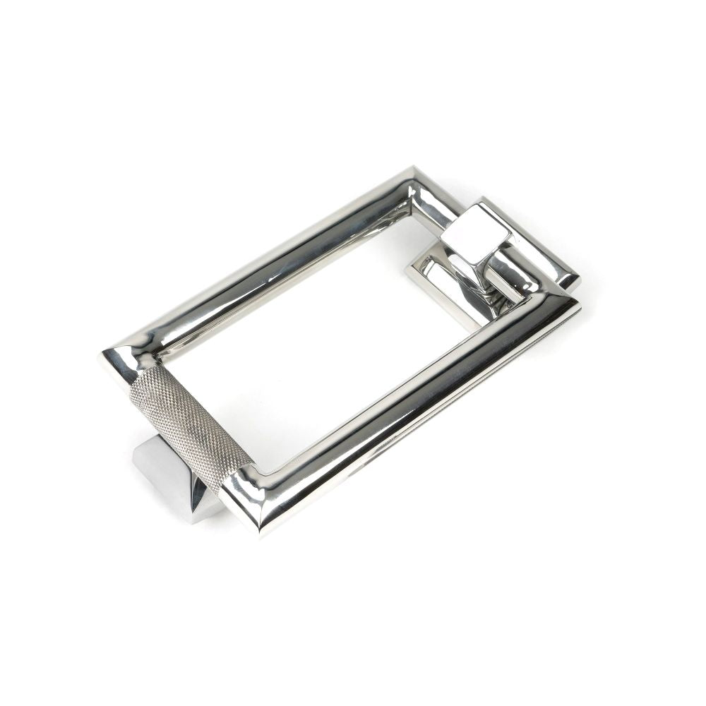 From The Anvil - Polished Marine SS (316) Brompton Door Knocker | Sku. 46652 | Trade Door Handles.
