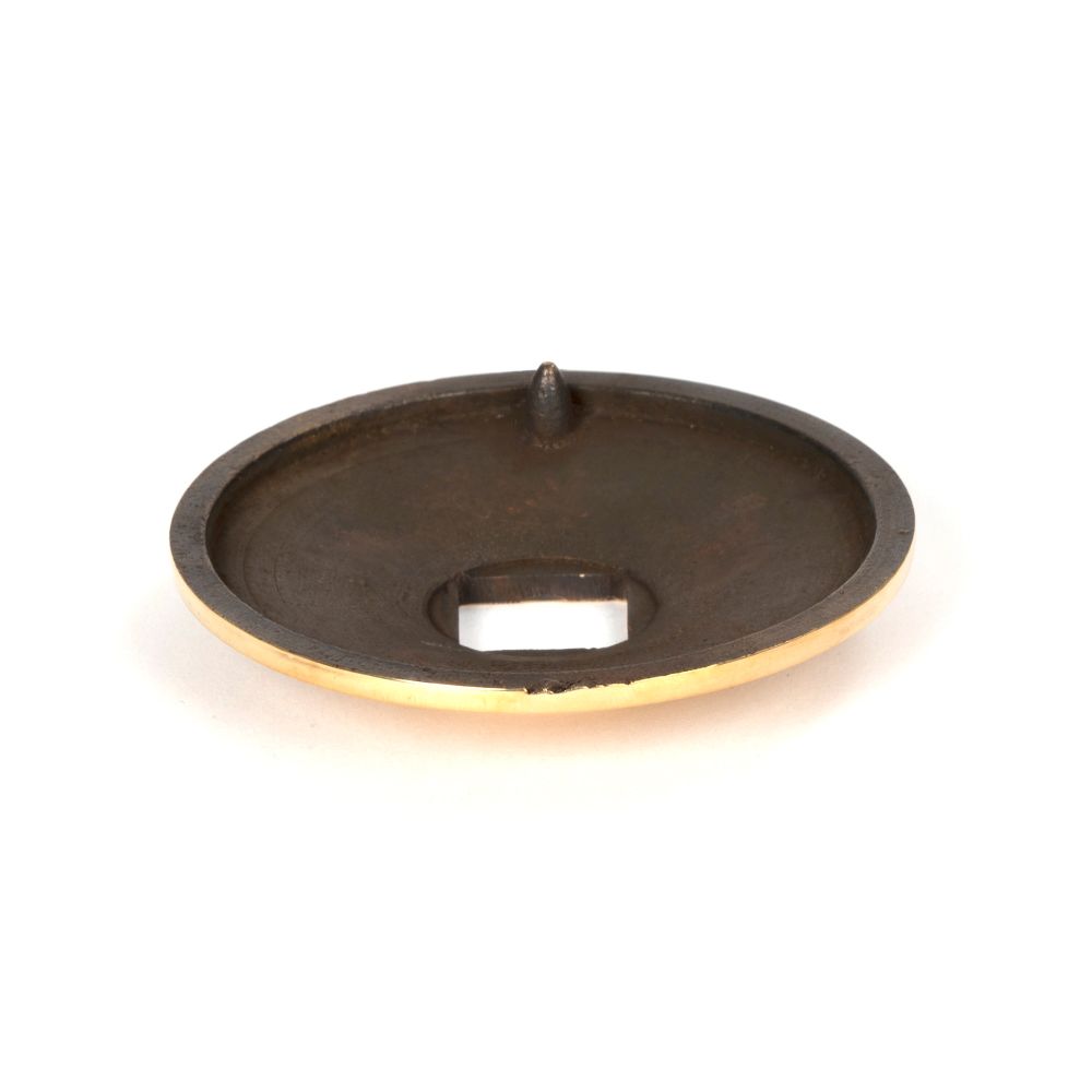 From The Anvil - Aged Brass Beehive Centre Door Knob | Sku. 46654 | Trade Door Handles.