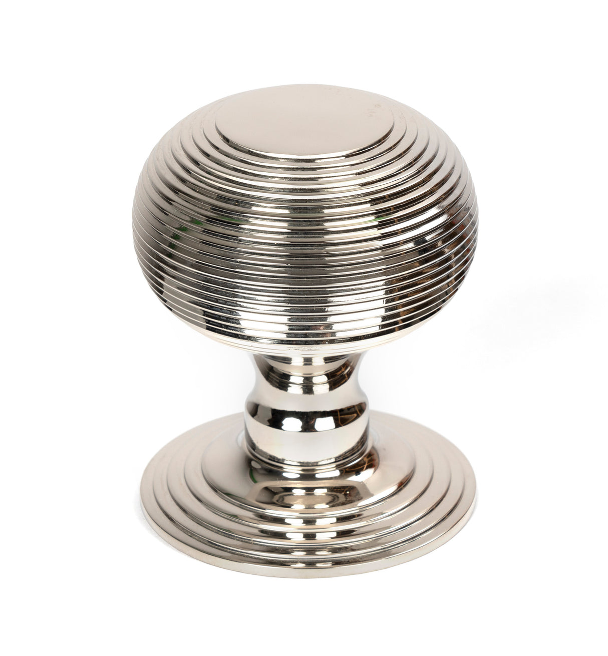 From The Anvil - Polished Nickel Beehive Centre Door Knob | Sku. 46656 | Trade Door Handles.