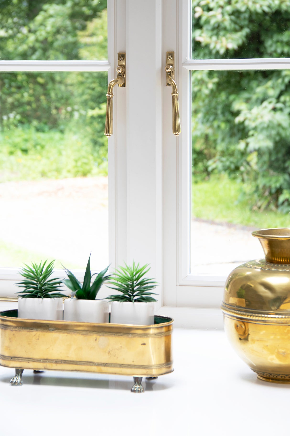 From The Anvil - Polished Brass Hinton Espag - LH | Sku. 46702 | Trade Door Handles.