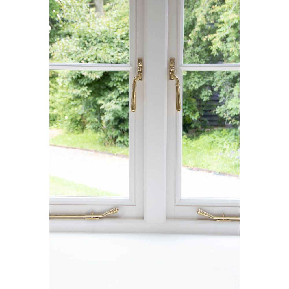 From The Anvil - Polished Brass 8" Hinton Stay | Sku. 46703 | Trade Door Handles.