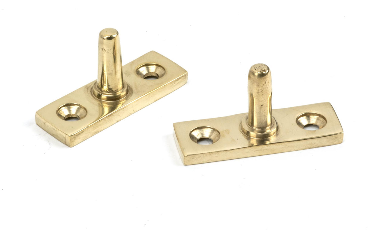 From The Anvil - Polished Brass 10" Reeded Stay | Sku. 46707 | Trade Door Handles.