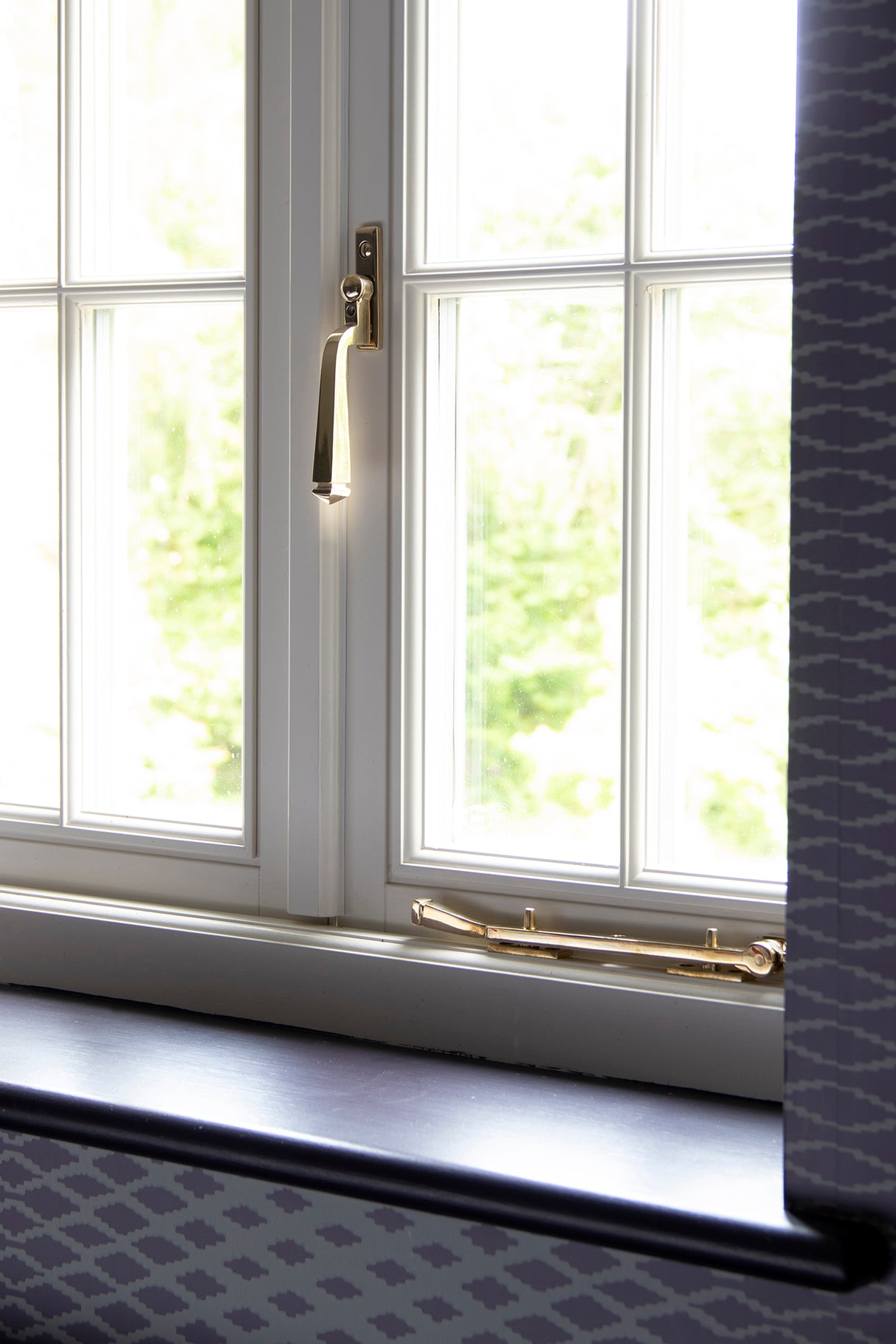 From The Anvil - Polished Brass 8" Avon Stay | Sku. 46712 | Trade Door Handles.