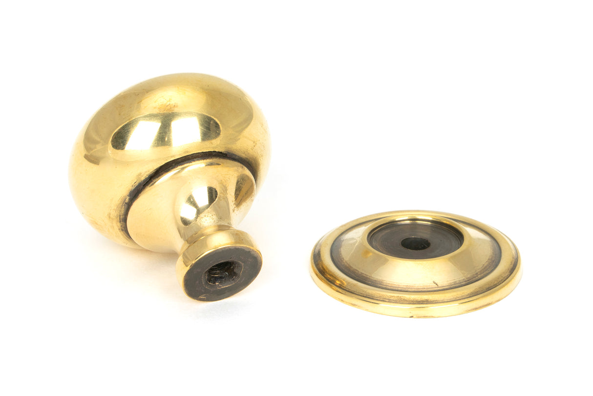 From The Anvil - Aged Brass Mushroom Cabinet Knob 32mm | Sku. 46723 | Trade Door Handles.
