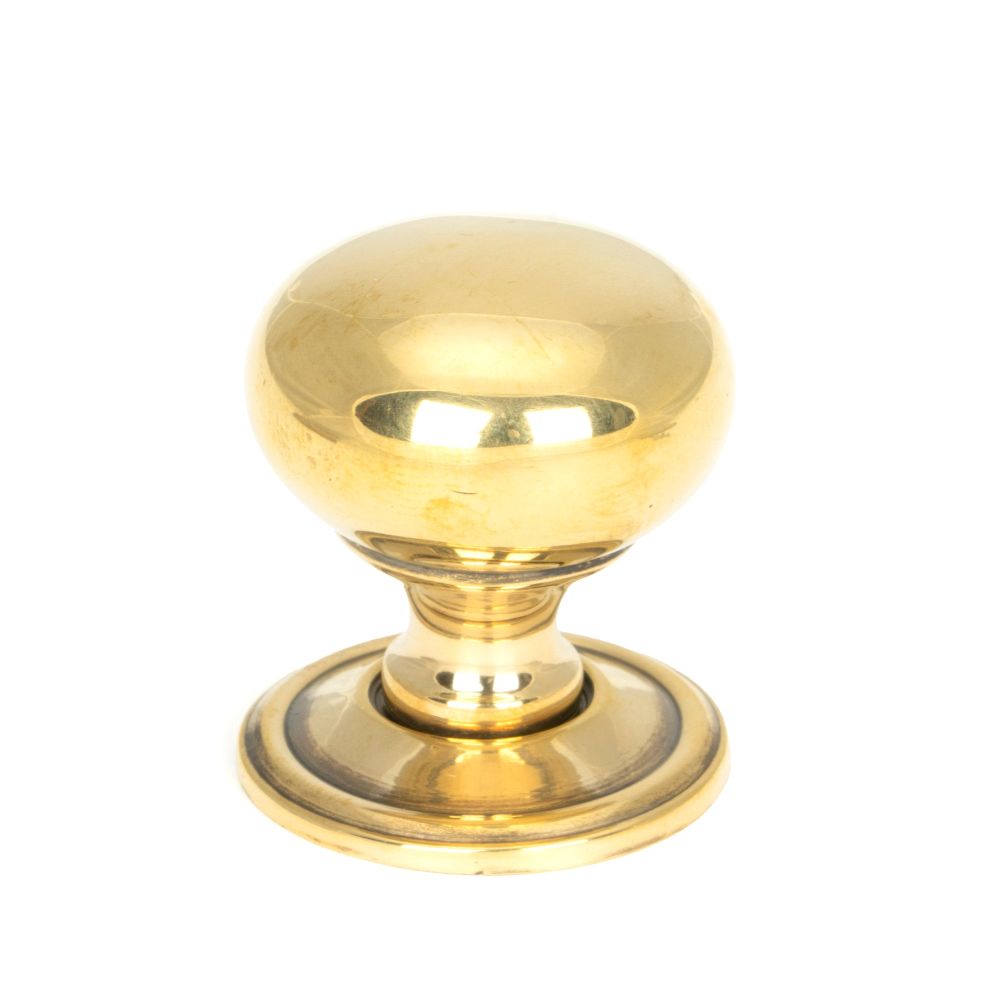 From The Anvil - Aged Brass Mushroom Cabinet Knob 32mm | Sku. 46723 | Trade Door Handles.