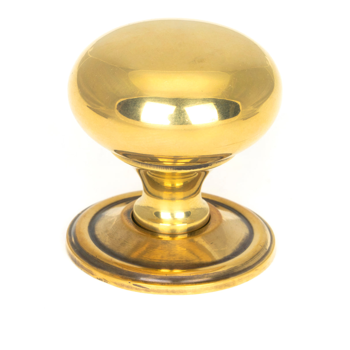 From The Anvil - Aged Brass Mushroom Cabinet Knob 38mm | Sku. 46724 | Trade Door Handles.