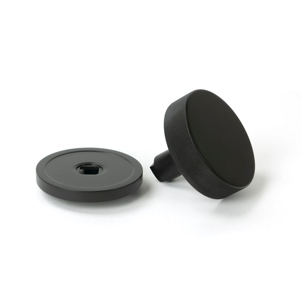From The Anvil - Aged Bronze Brompton Centre Door Knob (Plain) | Sku. 46746 | Trade Door Handles.