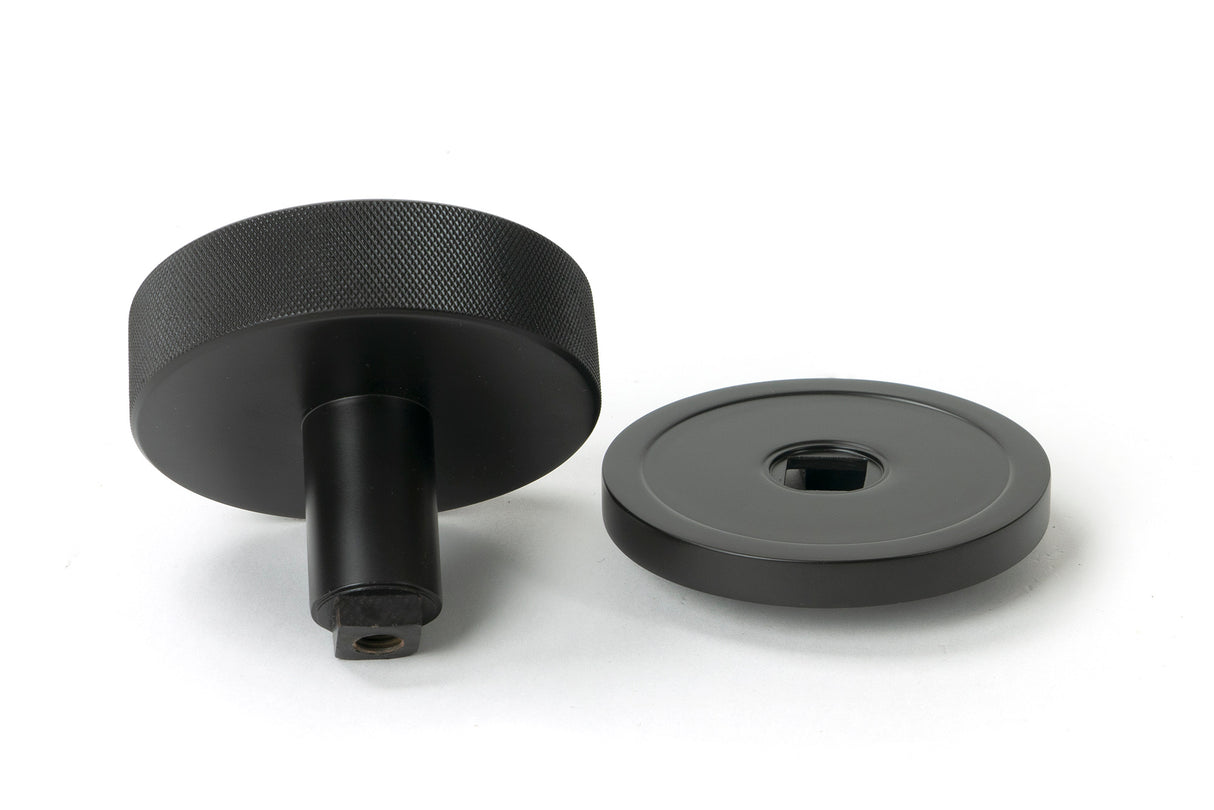 From The Anvil - Aged Bronze Brompton Centre Door Knob (Plain) | Sku. 46746 | Trade Door Handles.