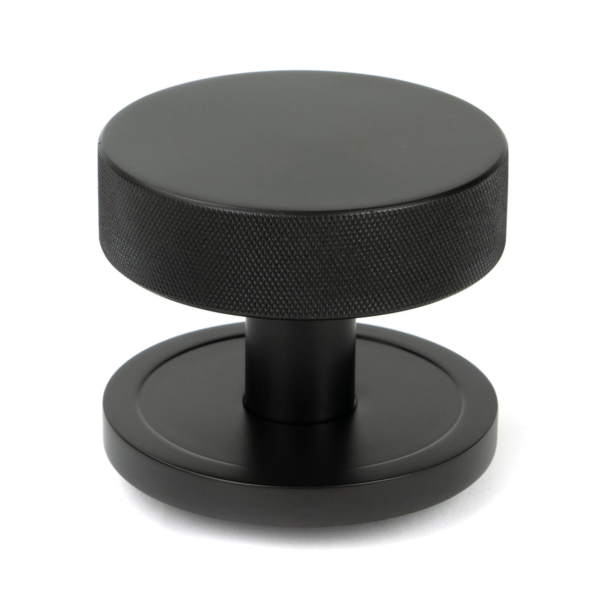 From The Anvil - Aged Bronze Brompton Centre Door Knob (Plain) | Sku. 46746 | Trade Door Handles.