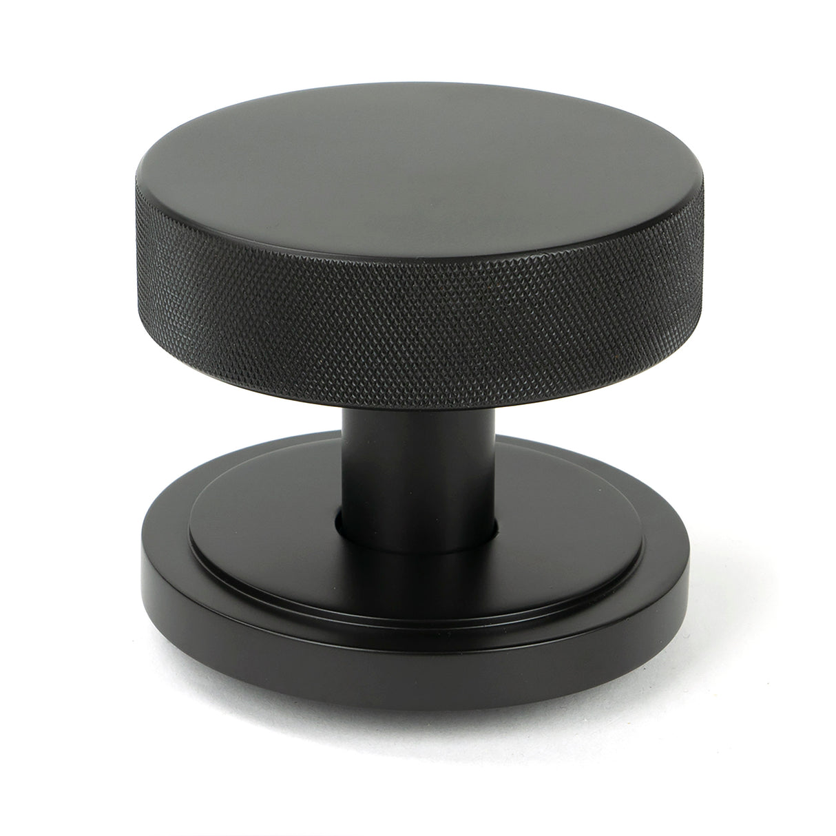 From The Anvil - Aged Bronze Brompton Centre Door Knob (Art Deco) | Sku. 46747 | Trade Door Handles.