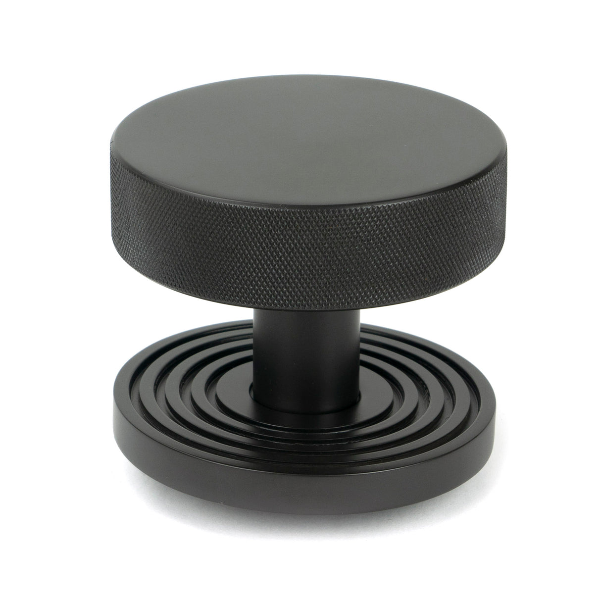 From The Anvil - Aged Bronze Brompton Centre Door Knob (Beehive) | Sku. 46748 | Trade Door Handles.