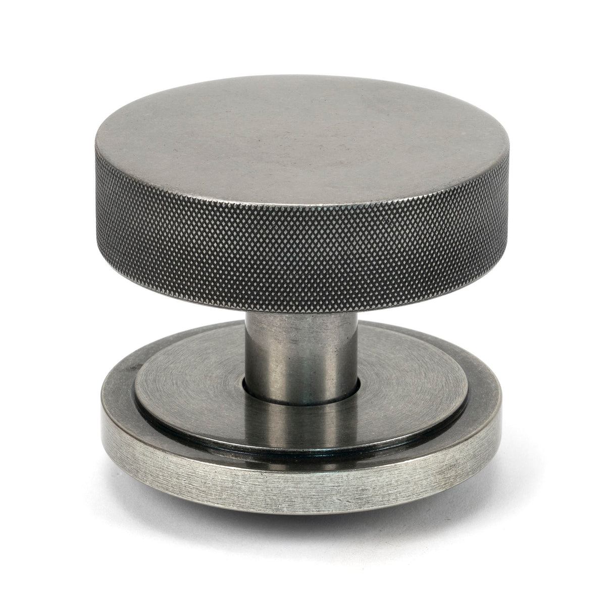From The Anvil - Pewter Brompton Centre Door Knob (Art Deco) | Sku. 46763 | Trade Door Handles.