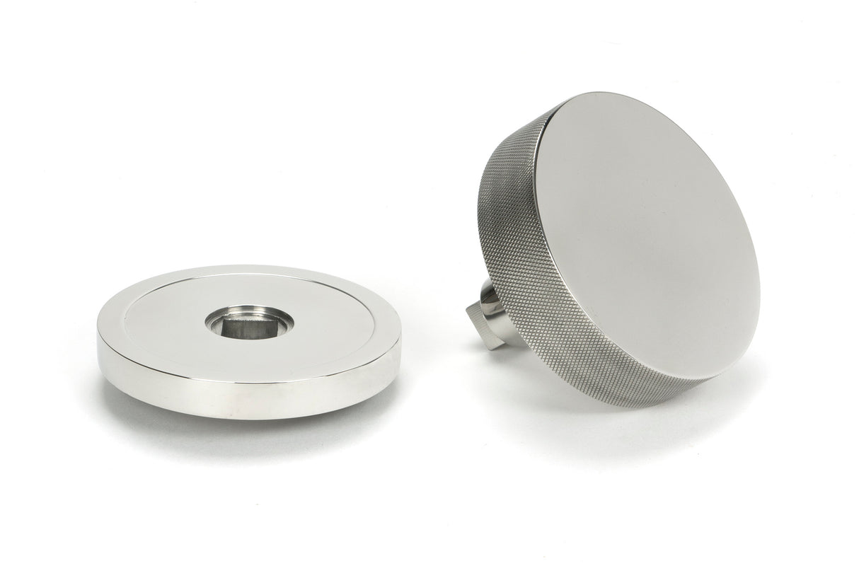 From The Anvil - Polished Marine SS (316) Brompton Centre Door Knob (Plain) | Sku. 46766 | Trade Door Handles.