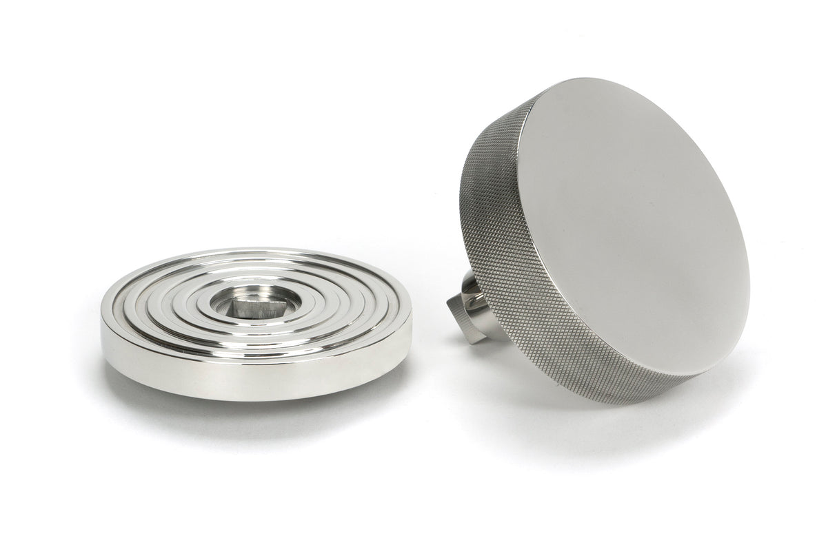 From The Anvil - Polished Marine SS (316) Brompton Centre Door Knob (Beehive) | Sku. 46768 | Trade Door Handles.