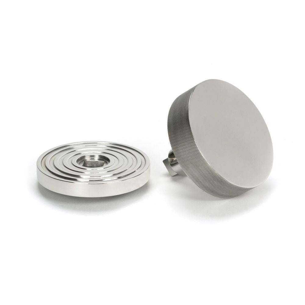 From The Anvil - Polished Marine SS (316) Brompton Centre Door Knob (Beehive) | Sku. 46768 | Trade Door Handles.