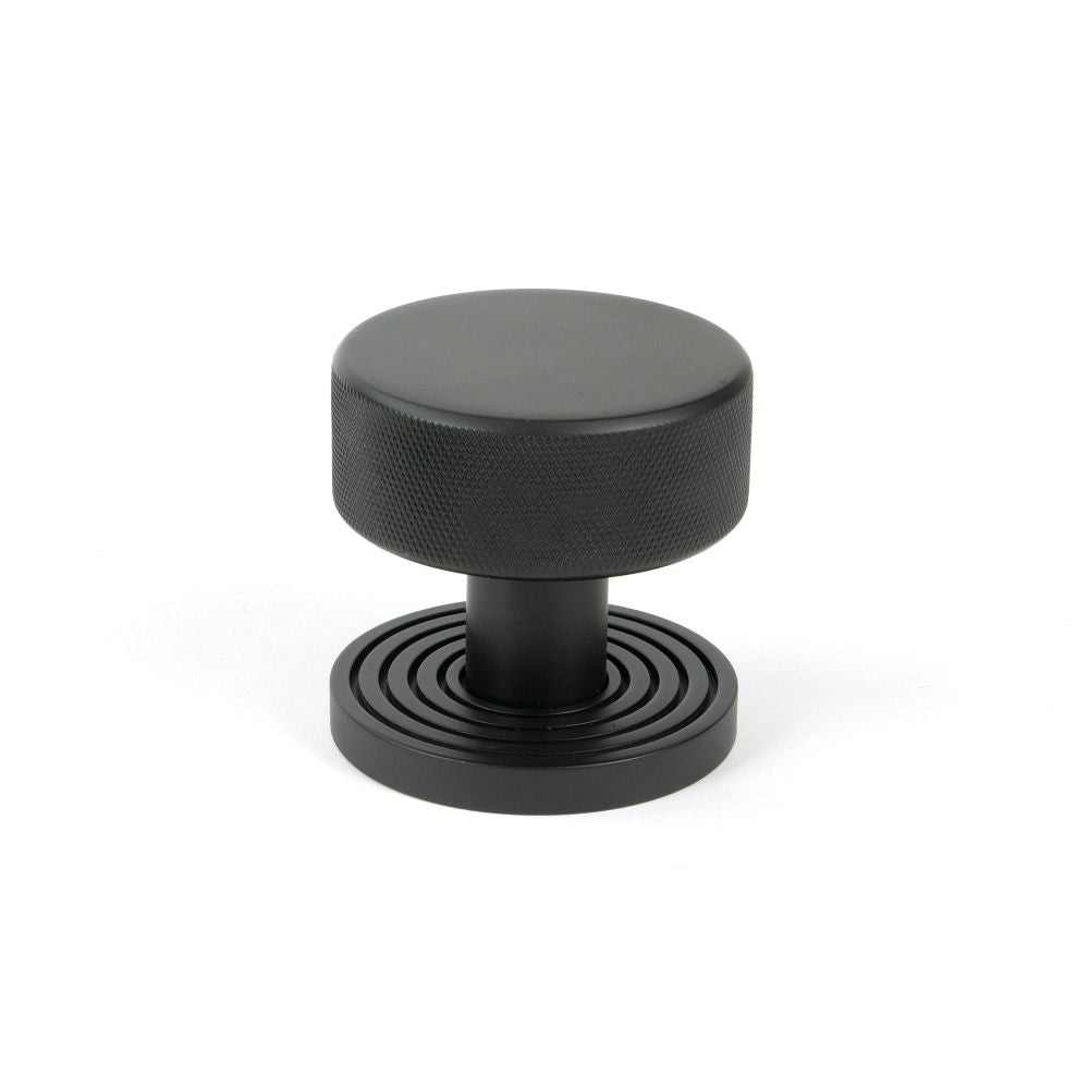 From The Anvil - Aged Bronze Brompton Mortice/Rim Knob Set (Beehive) | Sku. 46788 | Trade Door Handles.