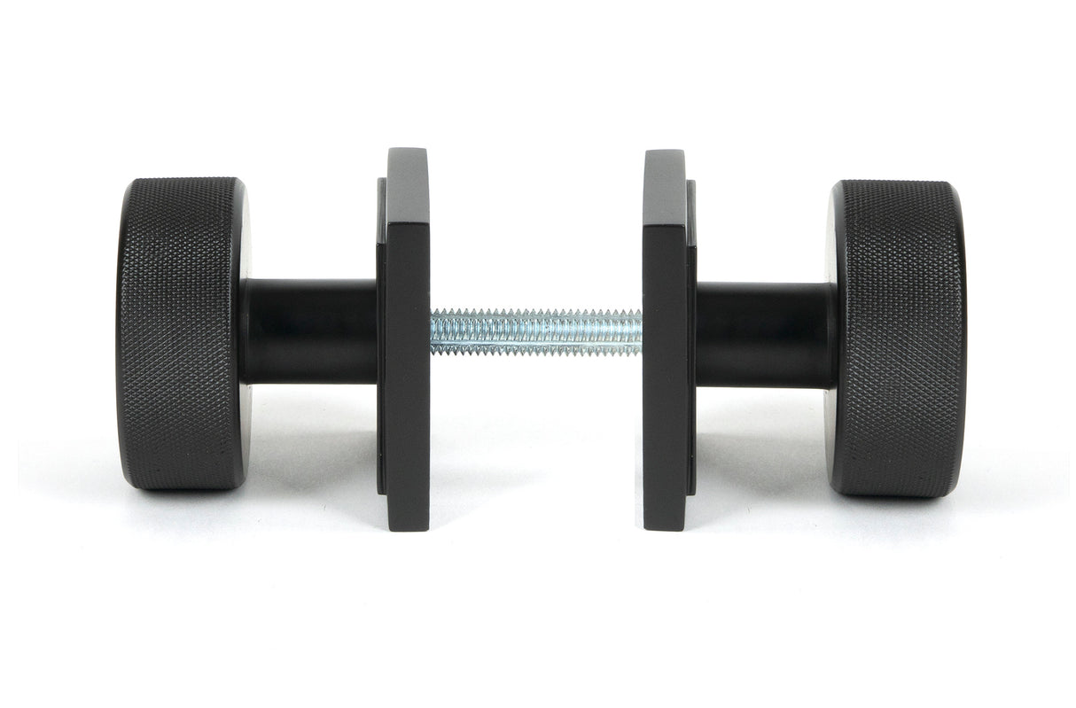 From The Anvil - Aged Bronze Brompton Mortice/Rim Knob Set (Square) | Sku. 46789 | Trade Door Handles.