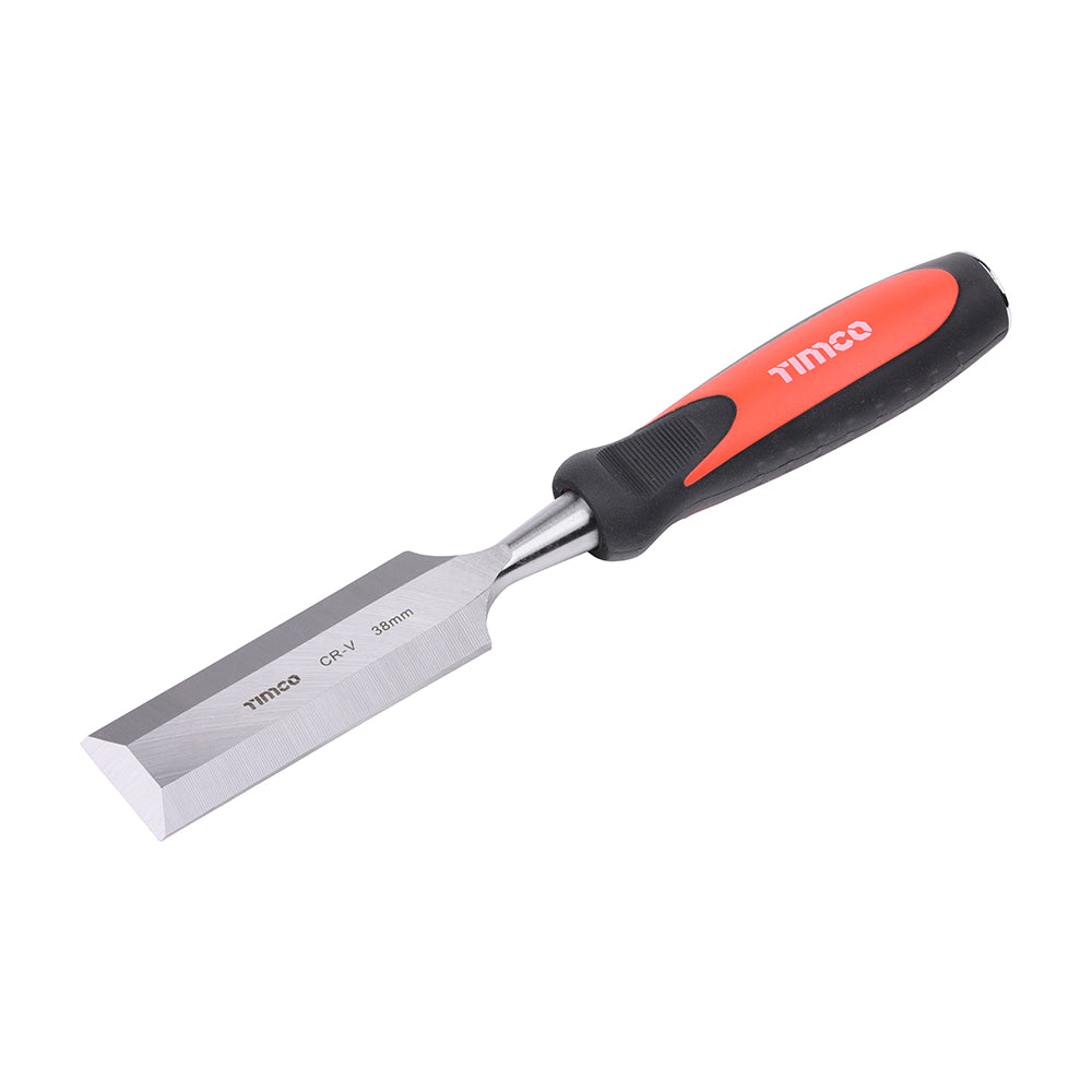 This is an image of Timco - Bevel Edge Wood Chisel 38mm (1 Each Clip) 468028