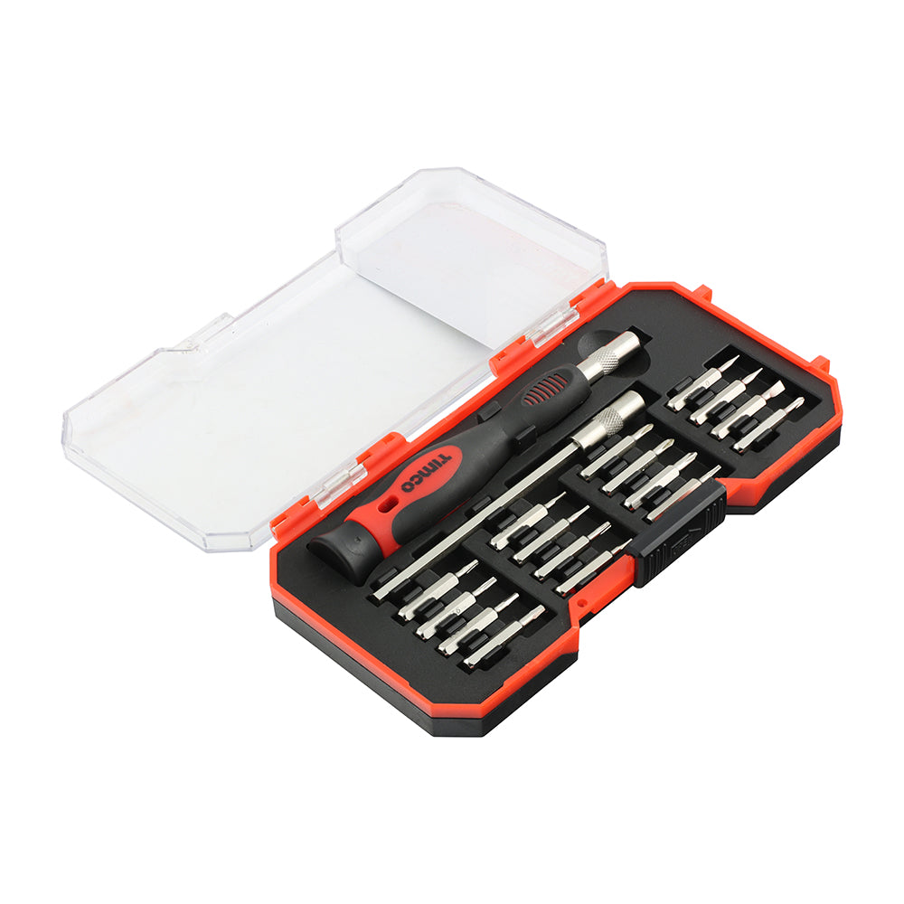 This is an image of Timco - Precision Screwdriver Bit Set 18pcs (18 Pieces Case) 468135