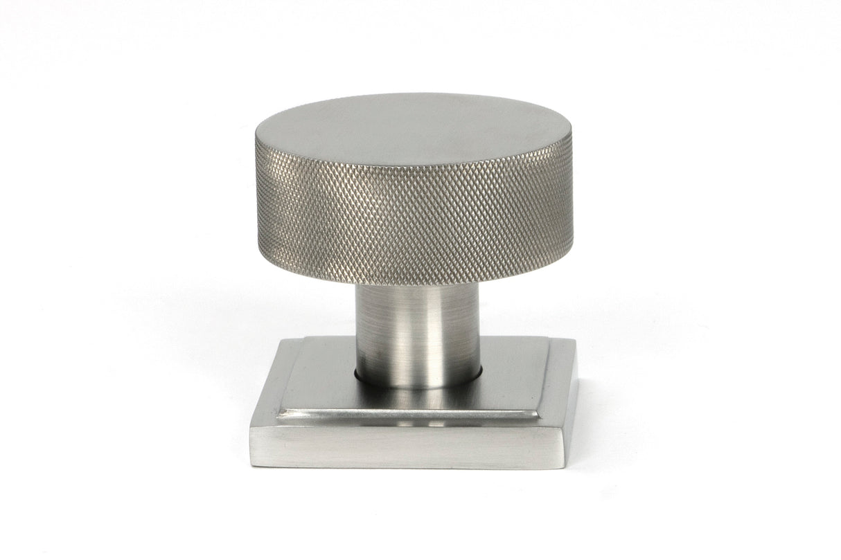 From The Anvil - Satin Marine SS (316) Brompton Mortice/Rim Knob Set (Square) | Sku. 46813 | Trade Door Handles.