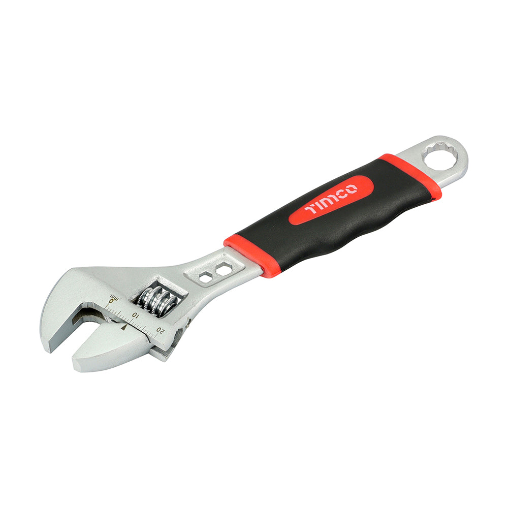 This is an image of Timco - Adjustable Wrench 6" (1 Each Backing Card) 468166