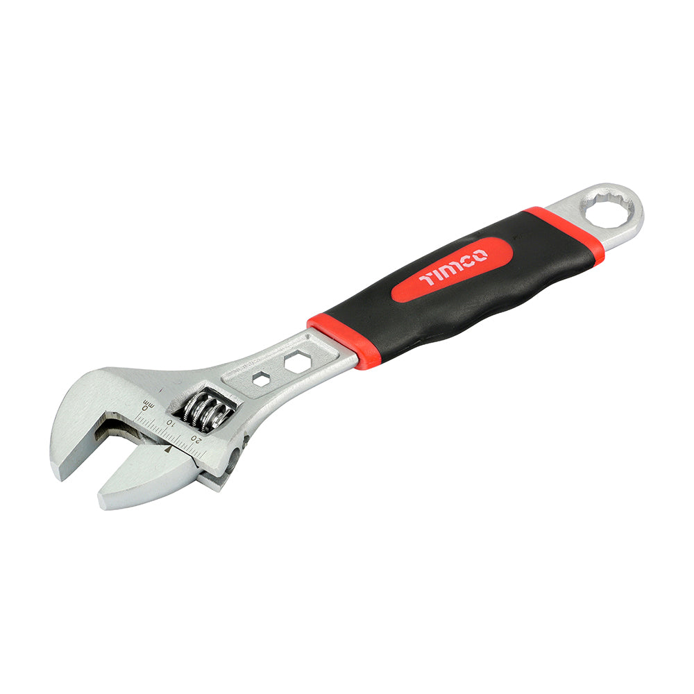 This is an image of Timco - Adjustable Wrench 8" (1 Each Backing Card) 468167