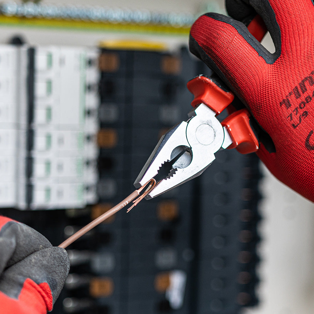 This is an image of Timco - Combination Pliers 8" (1 Each Backing Card) 468176