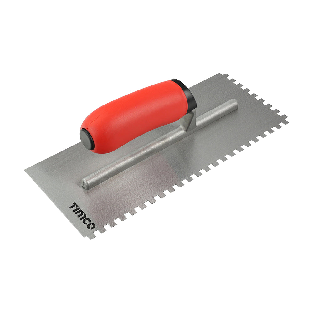 This is an image of Timco - Adhesive Trowel - Square Notch 6mm (1 Each Backing Card) 468199