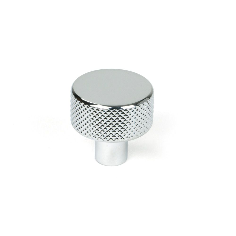 From The Anvil - Polished Chrome Brompton Cabinet Knob - 25mm (No rose) | Sku. 46819 | Trade Door Handles.