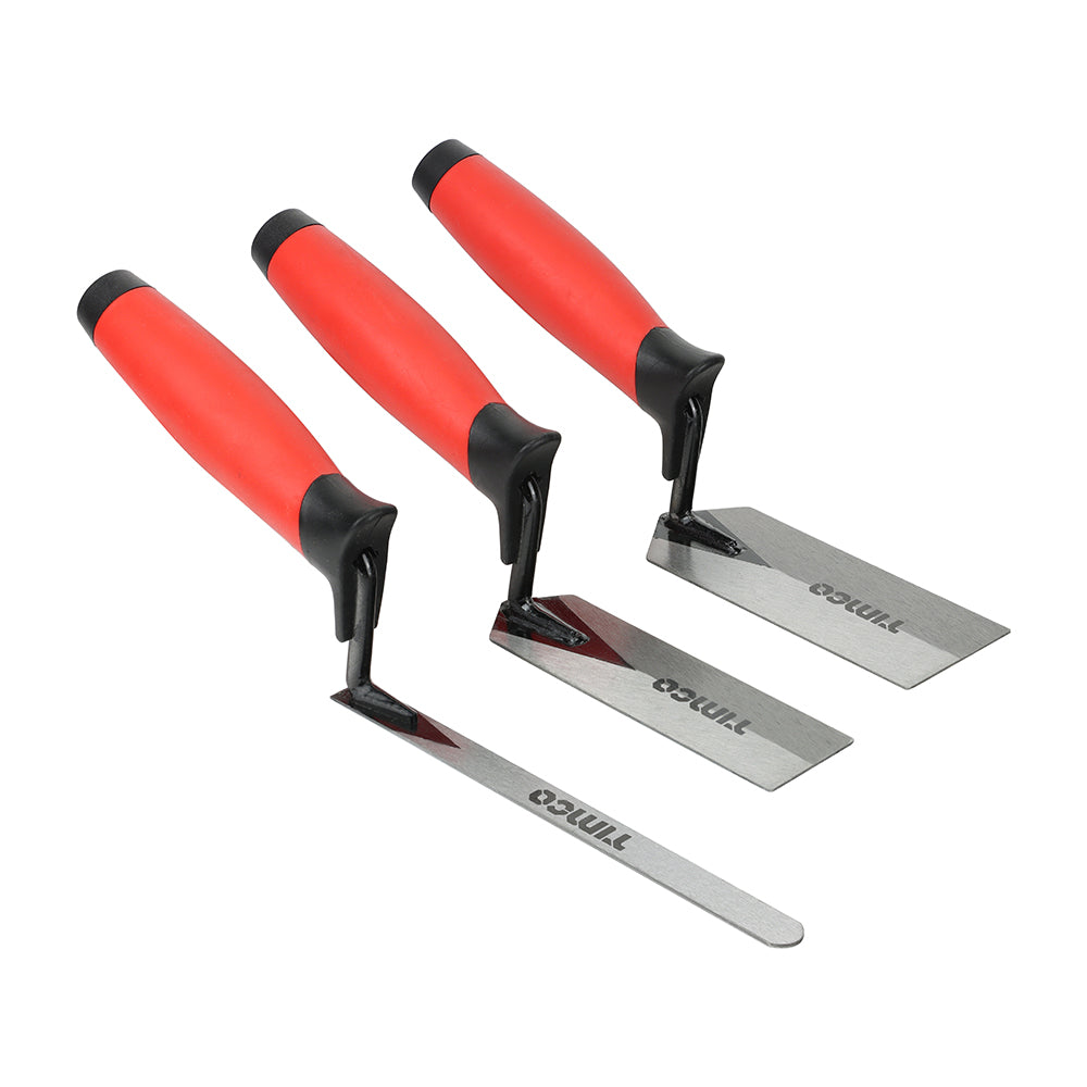 This is an image of Timco - Margin Trowel Set 3pcs (3 Pieces Blister Pack) 468207
