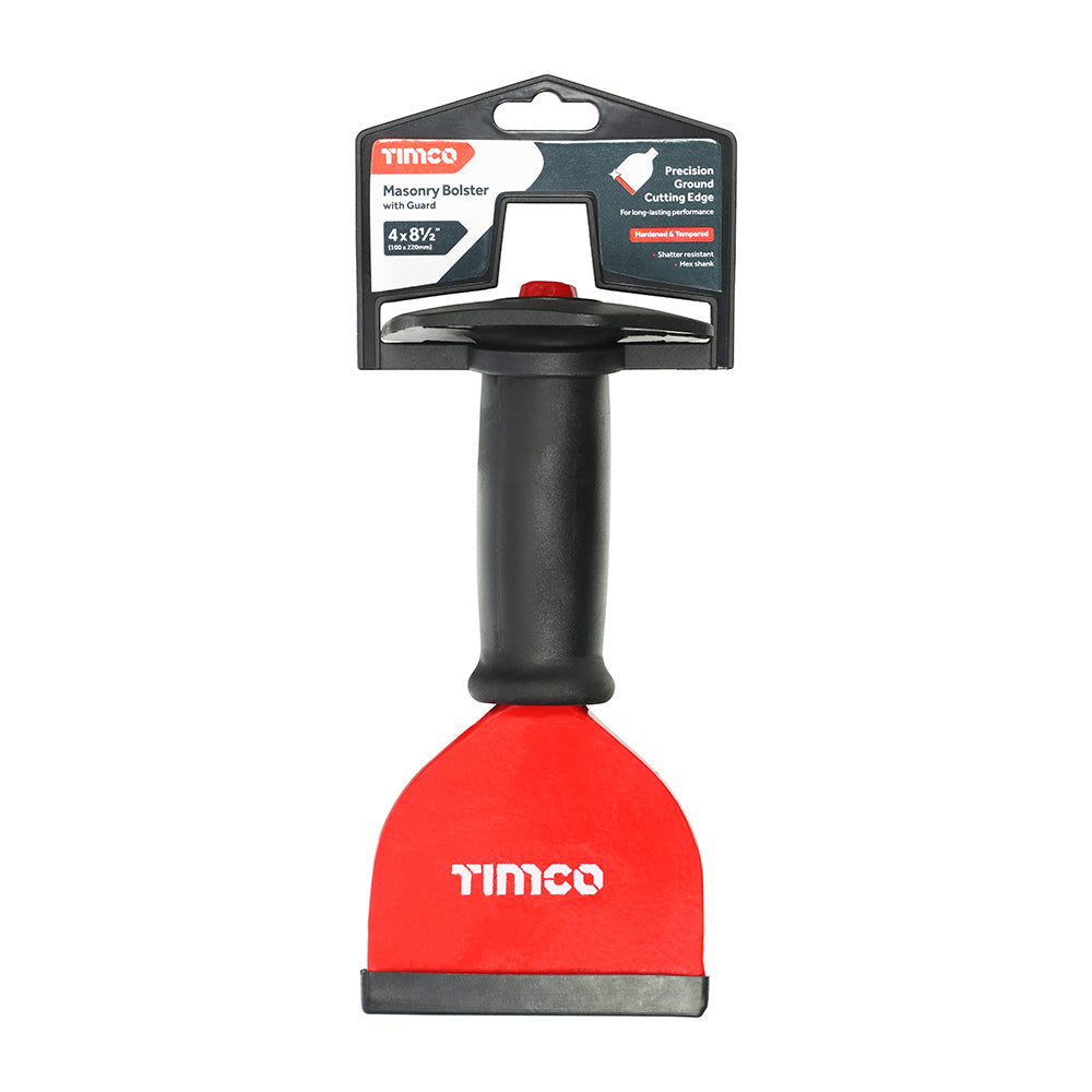 This is an image of Timco - Masonry Bolster with Guard 4 x 8 1/2" (1 Each Clip) 468226