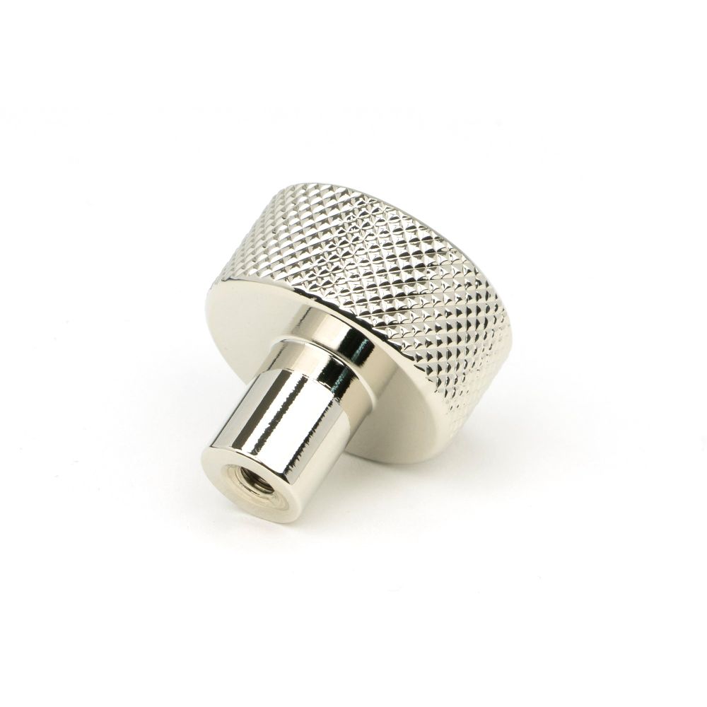 From The Anvil - Polished Nickel Brompton Cabinet Knob - 25mm (No rose) | Sku. 46823 | Trade Door Handles.