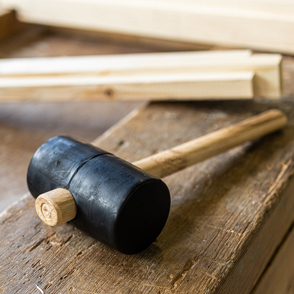 This is an image of Timco - Rubber Mallet - Black 24oz (1 Each Unit) 468268