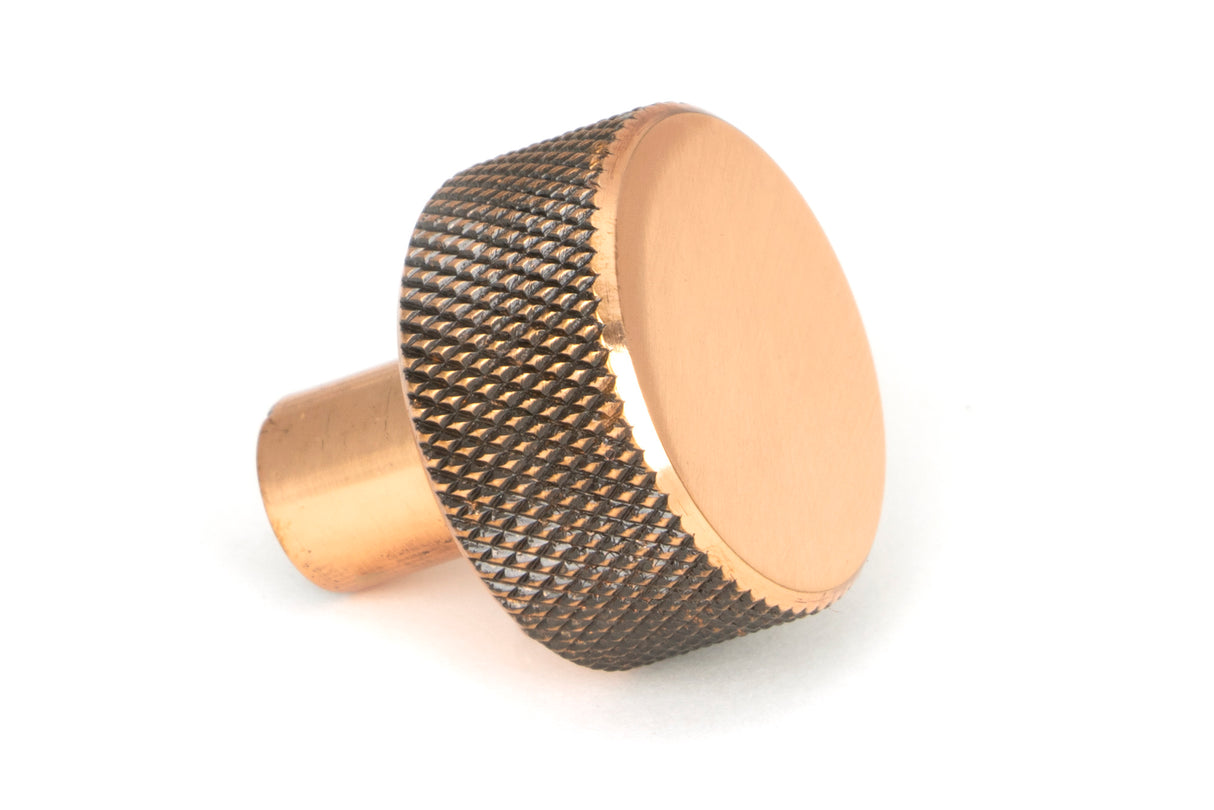 From The Anvil - Polished Bronze Brompton Cabinet Knob - 25mm (No rose) | Sku. 46831 | Trade Door Handles.